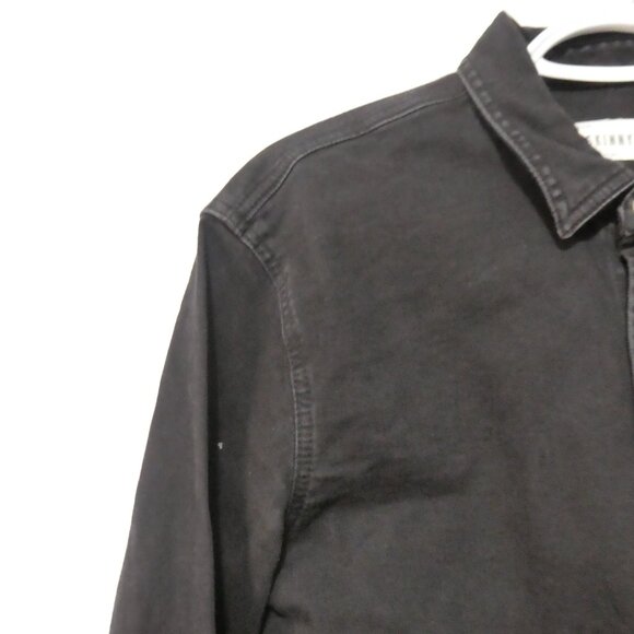 TOPMAN - Stretch - Skinny | medium | Stylish Black Long Sleeve Slim Fit Shirt - Picture 3 of 14